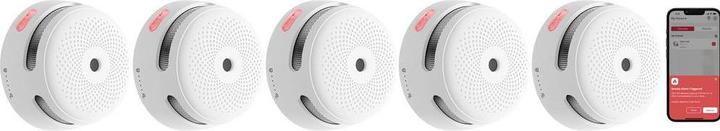Actual product image X-Sense WLAN smoke detector with visual and audible alarm function 5 pcs.