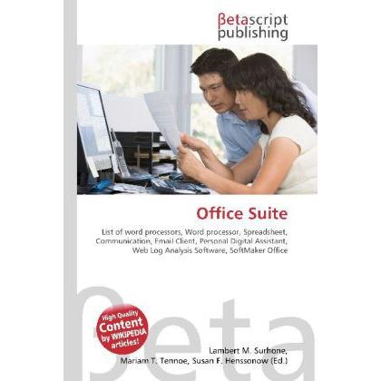 Office Suite, Fachbücher von Miriam T. Timpledon, Susan F. Marseken, Lambert M. Surhone