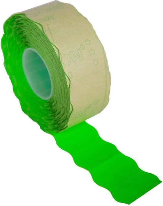 Amko 26 x 16mm price labels green