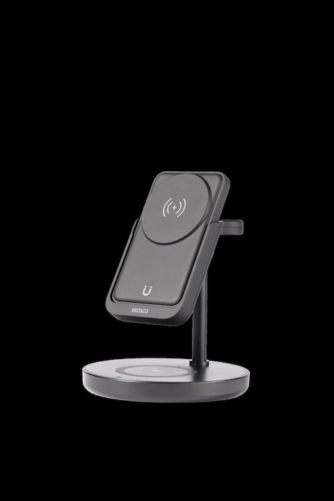 Image du produit Deltaco Chargeur magnétique sans fil 3 en 1 (18 W)