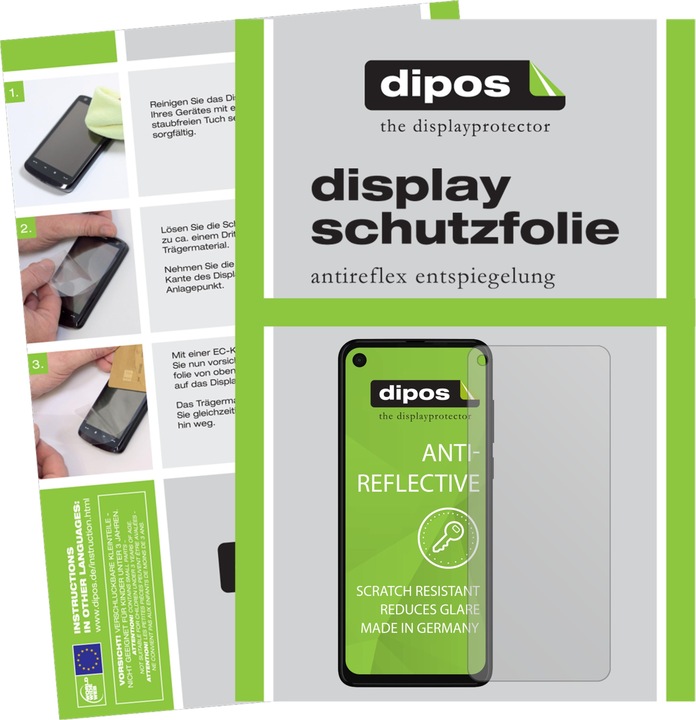 Produktbild Dipos Displayschutzfolie Antireflex (4 Stück, Motorola One Vision)