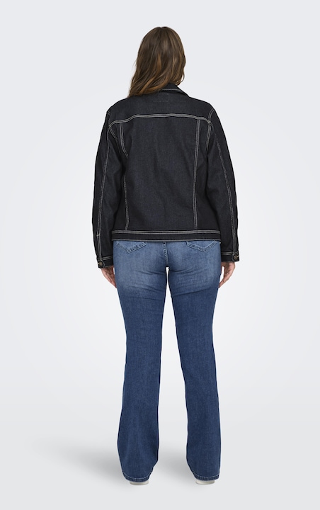 Produktbild Only Fly-Away Kragen Ärmelbündchen mit Knopf Jacke Jeansjacke (48)