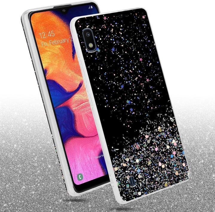 Immagine prodotto Cadorabo Copertura in TPU scintillante (HTC One M10, Samsung Galaxy A10)