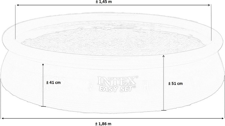 Actual product image Intex Easy (Ø 183 x 51 cm)