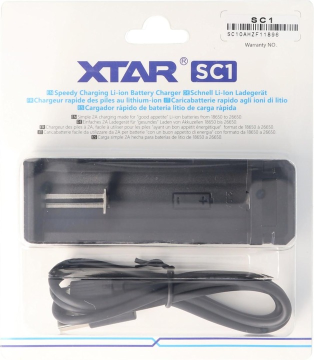 Actual product image Panasonic 18650 battery with protection circuit and fast charger (1 pcs., 18650, 3400 mAh, Battery + charger)