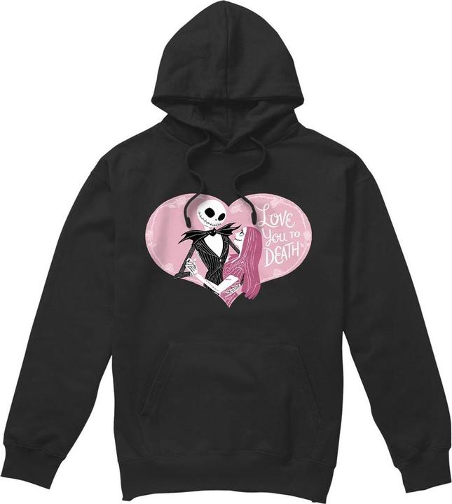 Produktbild The Nightmare Before Christmas Love You To Death Kapuzenpullover Valentinstag (M)