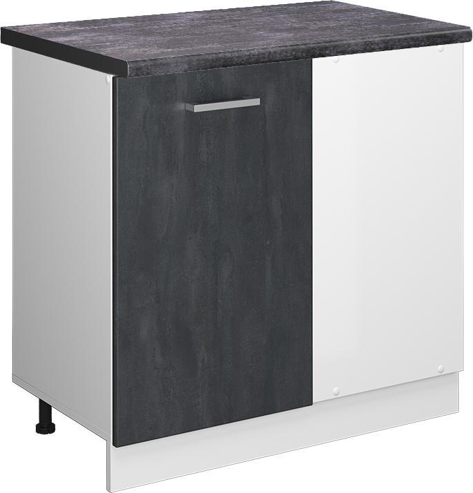 Anthrazit, Schwarz, Schwarz Beton, Weiss