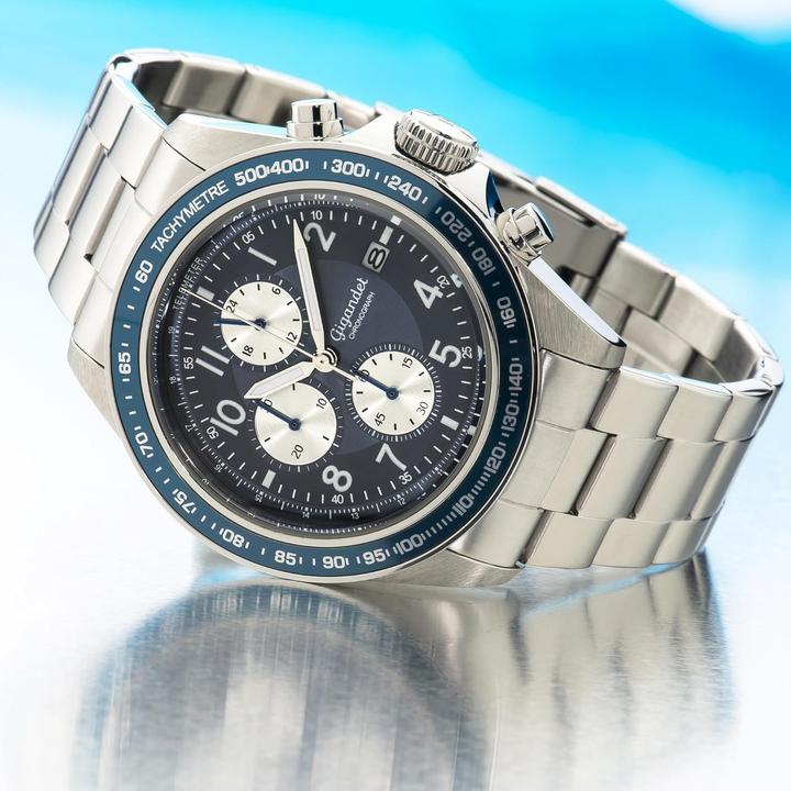 Actual product image Gigandet Racing Chronograph with Double Anti-Reflective Mineral Glass and 100m Water Resistance