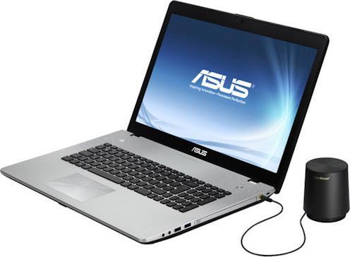 Actual product image ASUS N76VZ, i7 3610QM, 17.3" Full HD, SSD + 750GB, TV (8 GB, CH)