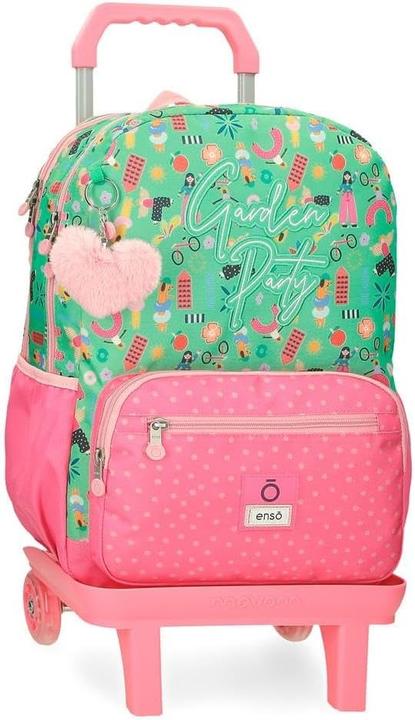 Actual product image Enso Garden Party School Backpack with Trolley