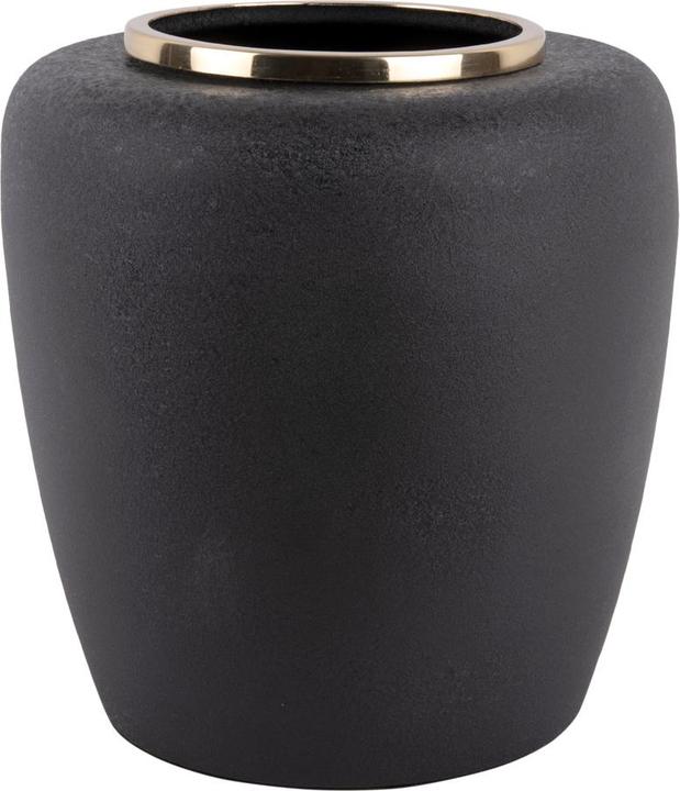 present time textured metal vase dex