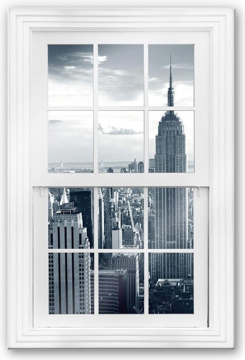 Produktbild Trenddeko 3D Fenster - The Empire State Building (40 x 60 cm)