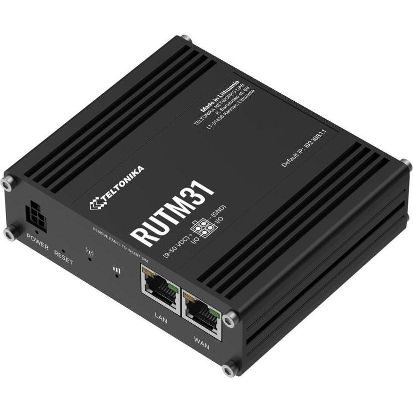 Teltonika Kompakter 5G Industrie Dual-SIM Router mit WLAN und Gigabit Ethernet, Router