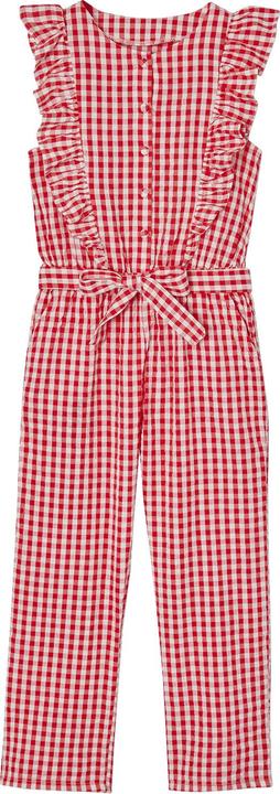 Actual product image Vertbaudet Karierter Mädchen Jumpsuit mit Volants (98)