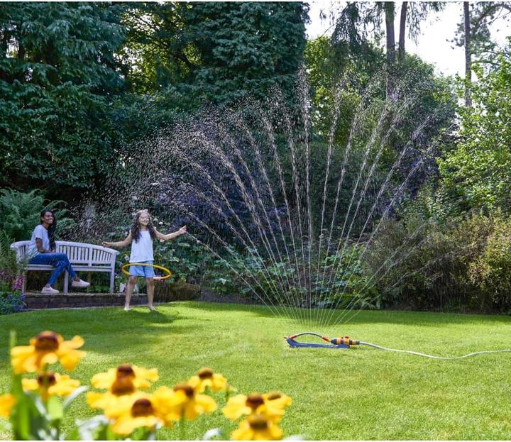 Actual product image Hozelock Rectangular sprinkler AquaSave PRO XL 350 m² Plug-in coupling Plastic, metal (Square sprinkler)