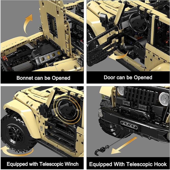 Actual product image Mould King Offroader Wrangler