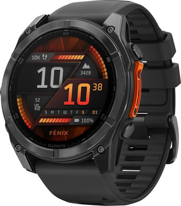 Actual product image Garmin Fenix 8 AMOLED Sapphire Titan (51 mm)