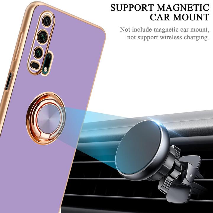 Immagine prodotto Cadorabo Custodia per Honor 20 PRO in TPU con protezione della fotocamera e anello LM089 Style (Honor 20 Pro)
