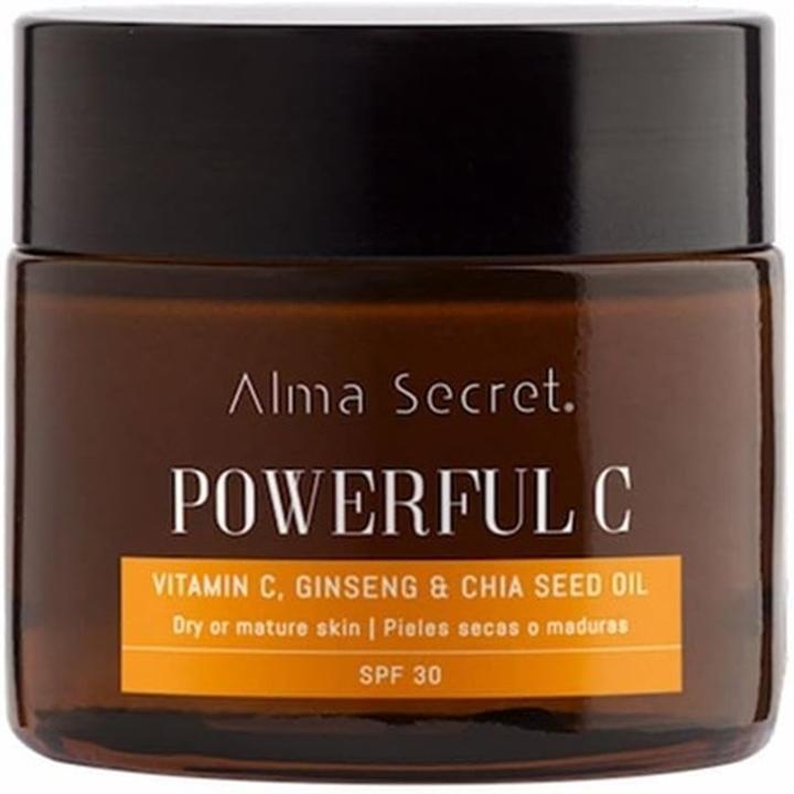 Alma Secret POWERFUL C antiedad iluminadora chía SPF30 50 ml (Sonnencreme, SPF 30, 50 ml)