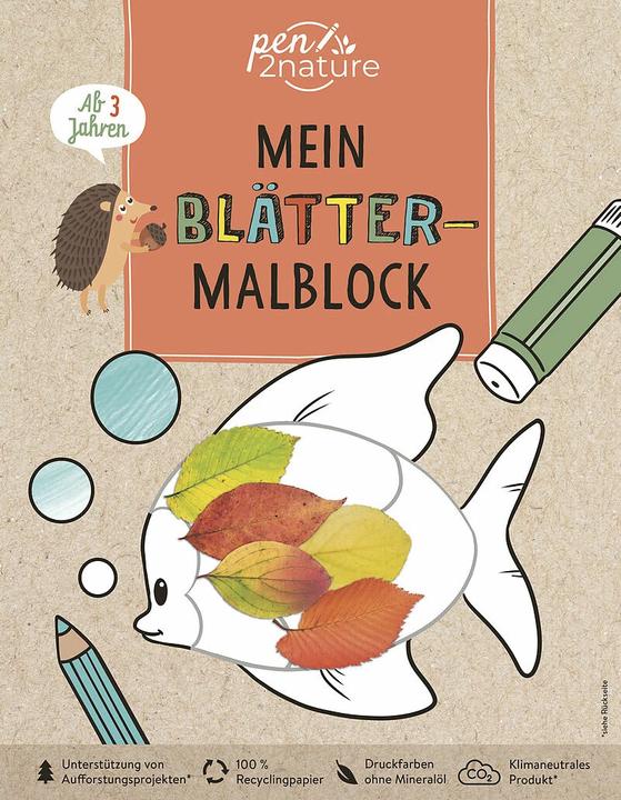 Produktbild Mein Blätter-Malblock