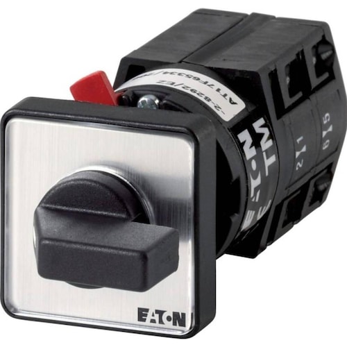 Eaton Nockenschalter Codierschalter für Zentraleinbau 10 A, Taster + Schalter, Schwarz, Grau