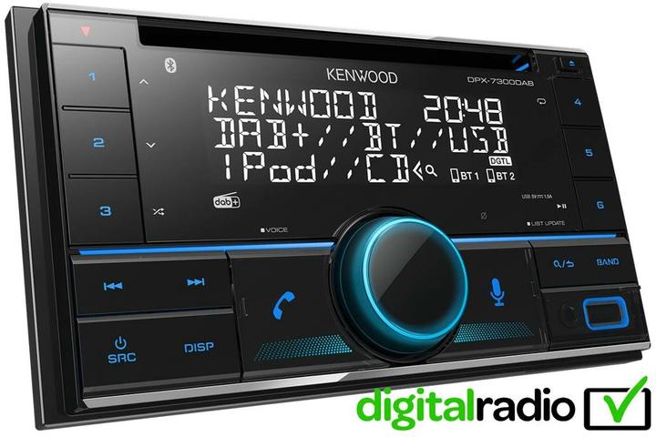 Actual product image Kenwood DPX-7300DAB (Android car, Apple Carplay)