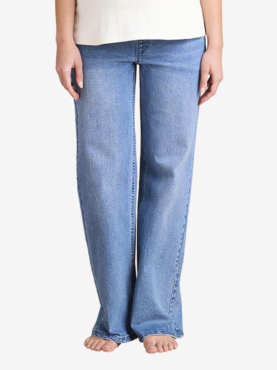 Actual product image Envie de Fraise Weite Umstandsjeans mit Seamless-Einsatz, mit Recycling-Baumwolle (Frequency band 38 (2600 MHz))