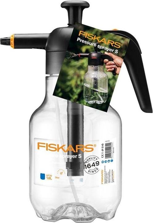 Immagine prodotto Fiskars Irroratore a pressione, Per trattamenti vegetali a base d'acqua, Getto regolabile, Sicurezza (1.80 l)