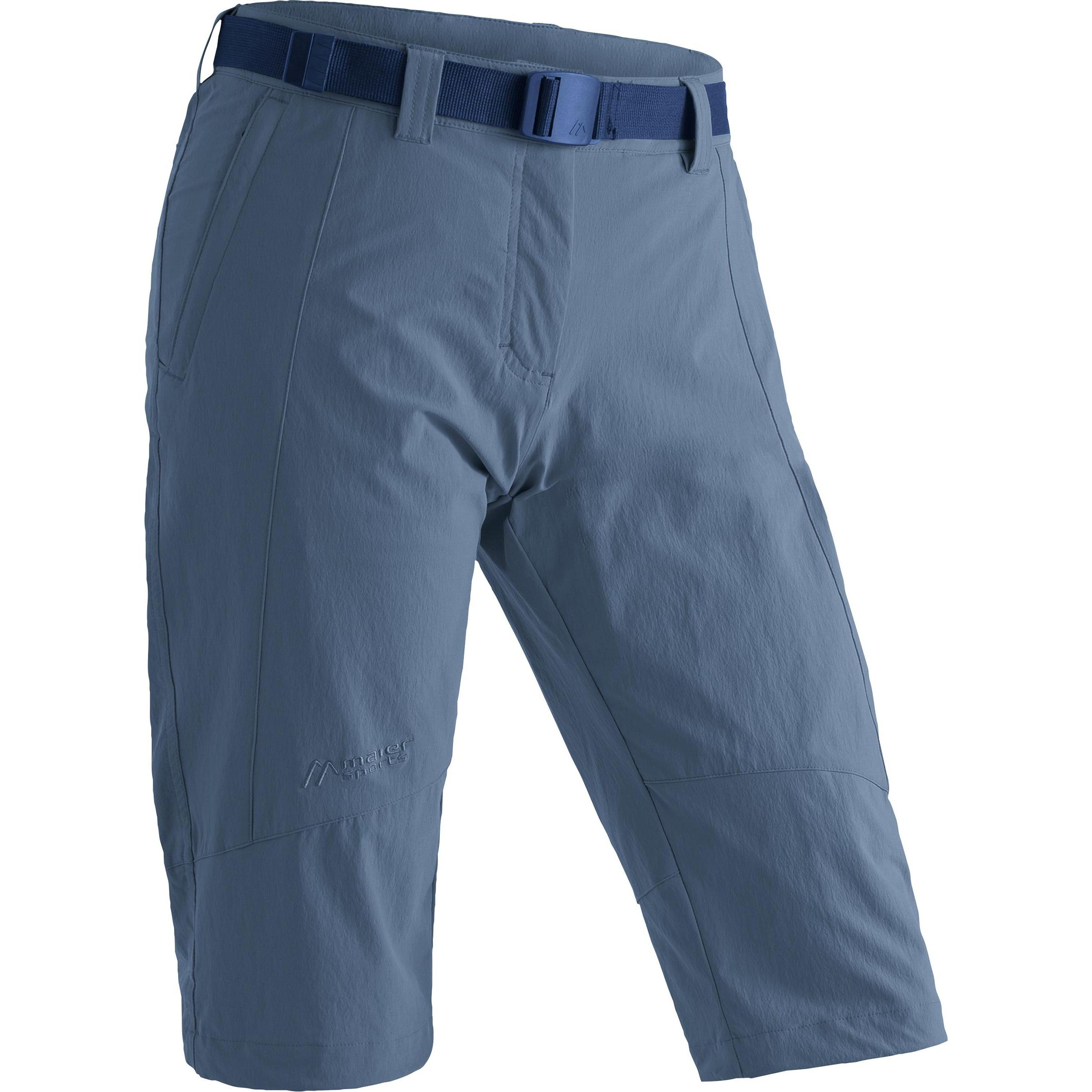 Maier Sports, Damen, Outdoorhose, Kluane Capri (38), Blau, 38