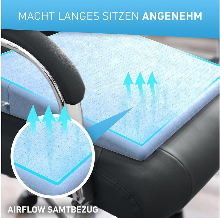 Produktbild Flipline Keilkissen mit Samtbezug – Antirutschbezug, Material (33 x 36 cm)