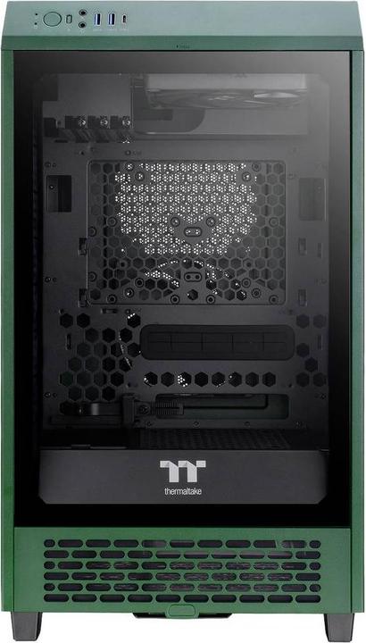 Produktbild Thermaltake The Tower 200 (dunkelgr?n, Tempered Glas) (Mini-ITX)