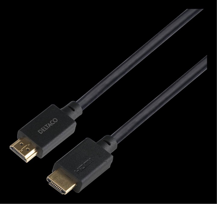 Produktbild Deltaco ULTRA High Speed HDMI-cable 48Gbps 2m black (2 m, HDMI)