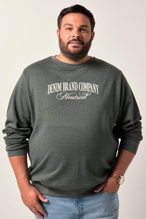 Produktbild Men+ Sweatshirt, Melangesweat, Brustprint (8XL)