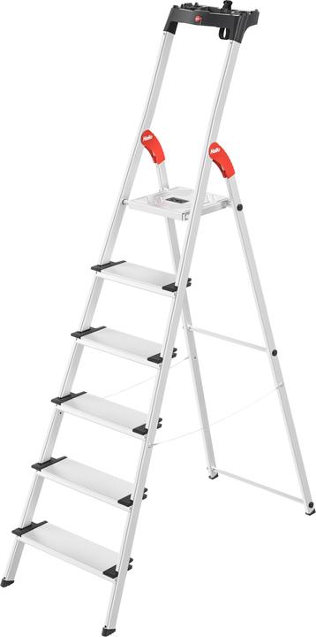Image du produit Hailo Échelle ménagère en aluminium XXL (Échelle deux plans, 116 cm)