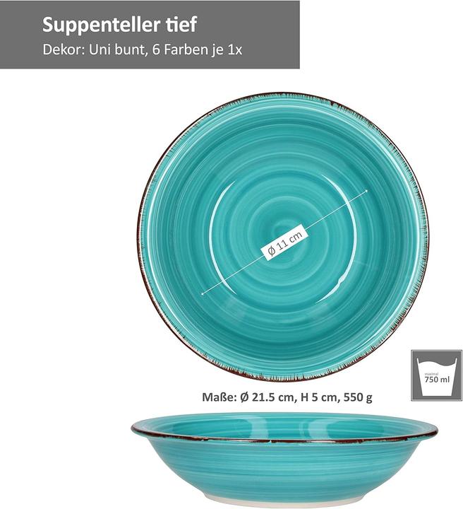 Produktbild MamboCat Suppenteller-Set, 6-teilig (6x)