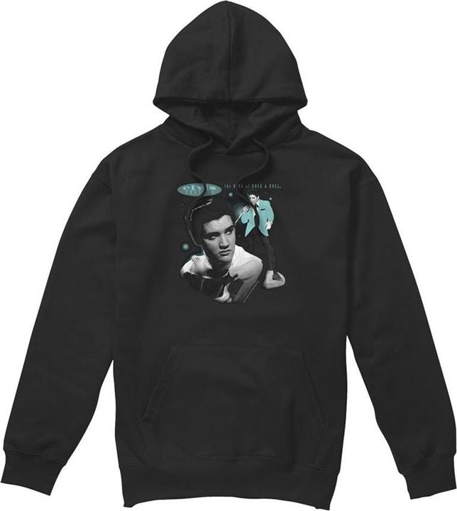 Produktbild Elvis Teal Portrait Kapuzenpullover (XL)