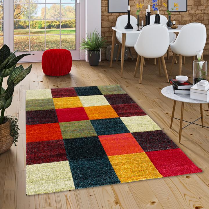 Produktbild Pergamon Designer Teppich Maui Modern Karo (160 x 230 cm)