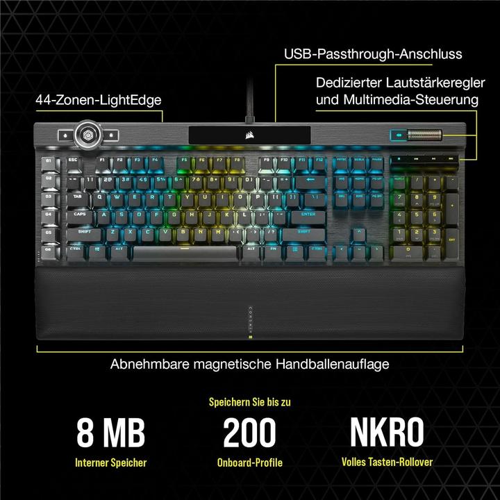 Image du produit Corsair K100 (Allemagne, Filaire)
