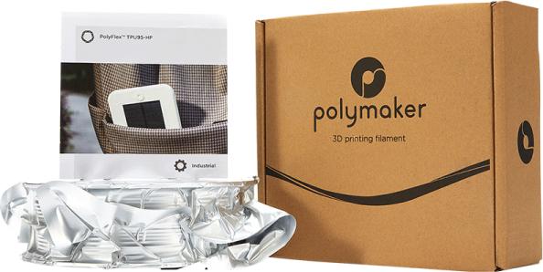 Produktbild Polymaker PolyFlex TPU95-HF - Black - 2.85mm (TPU, 2.85 mm, 1000 g)