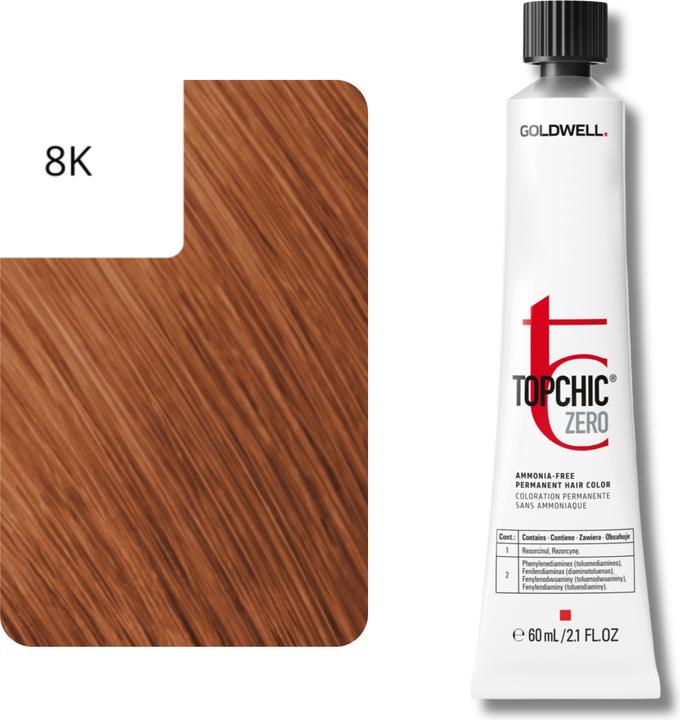 Image du produit Goldwell Topchic Zero - 8K blond cuivré clair (8K - blond cuivré clair)