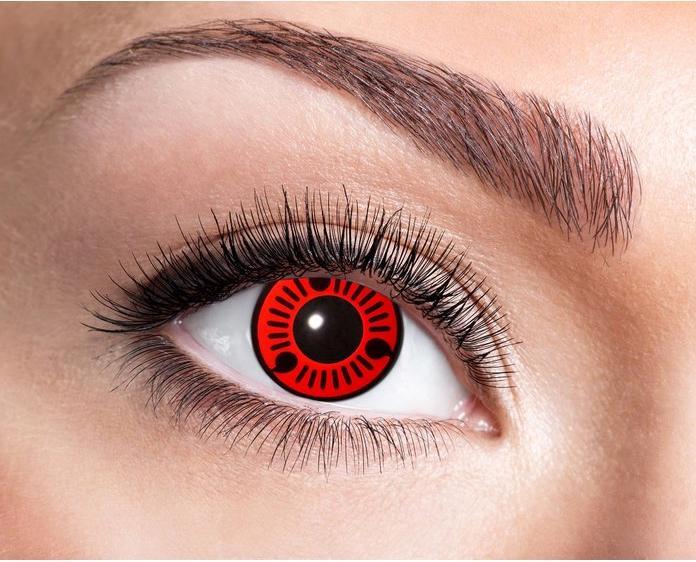 Immagine prodotto Eyecatcher Lenti a contatto rosse Itachi (Rosso/nero)