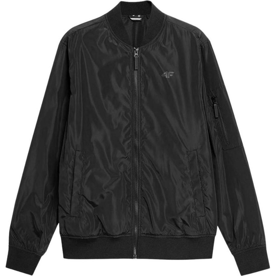 4F, Herren, Jacke, Herrenjacke Deep Black H4L22 KUMC001 20S (S), Schwarz, S