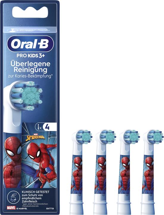 Oral-B Brosses à dents Kids Spiderman 4 pces (4 x)