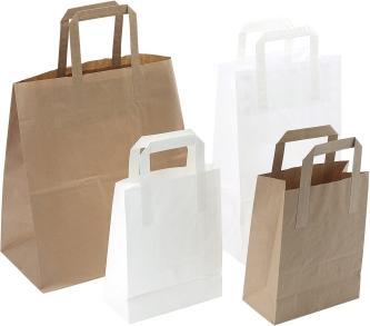 Actual product image Antalis Papirsbaerepose brun 17L 350/170x245mm 200stk/pak - (200 pcs.)