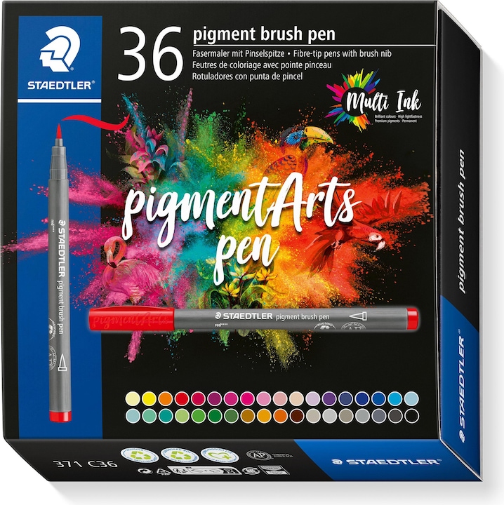 Staedtler Pigment Arts (Basic Colours, 36 Stück, 36 x)