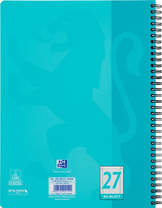 Produktbild Oxford Collegeblock Touch (A4+, Liniert, Harter Einband)