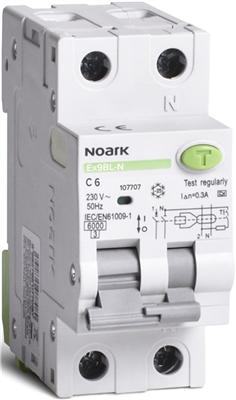 Noark Electric FI/LS 1P+N 6kA 6A 300mA Type A (6 A)