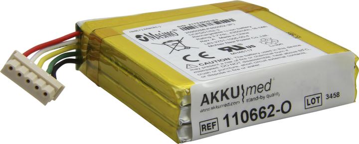 Image du produit AccuCell Akku Masimo Pulsoximeter - Typ 23794 (Spécifique à l'appareil, 4350 mAh)