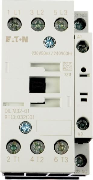 Produktbild Eaton Leistungsschütz DILM DILM32-01(230V50HZ,240V60HZ) 1 Öffner 230 V/AC 50 Hz/240 V/AC 60 Hz