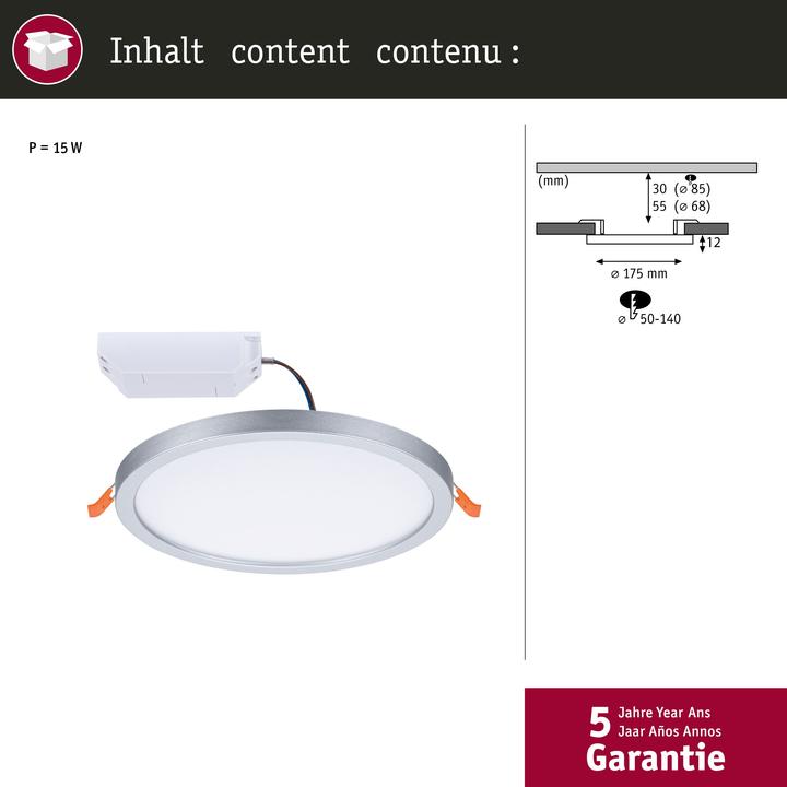 Produktbild Paulmann Einbaupanel Areo VariFit (1300 lm)